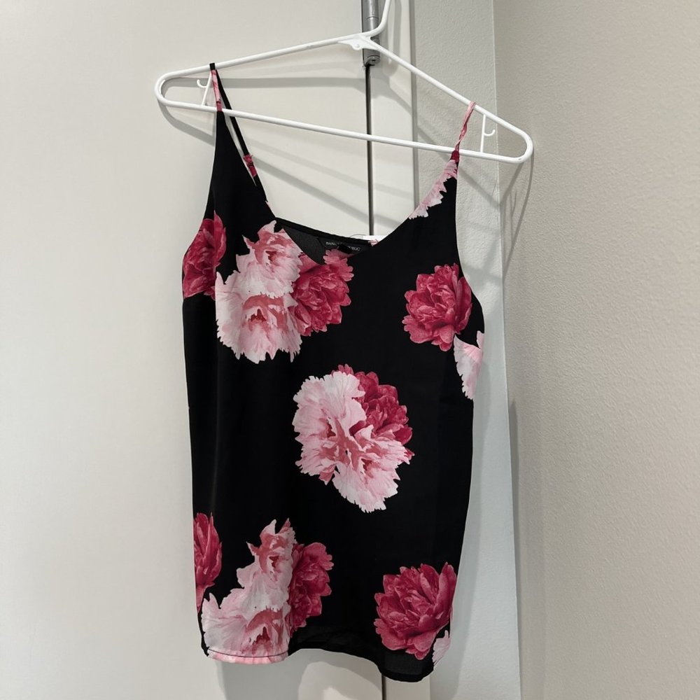 Banana Republic Clack Camisole With Pink Flower Pattern